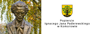 Popiersie Ignacego Paderewskiego w Komorowie